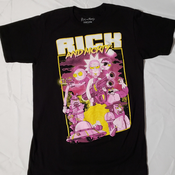 Rick and Morty Adult Swim T Shirt S - Picture 2 of 2